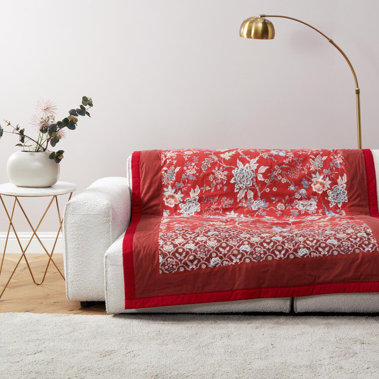 Image of PLAID VICENZA ROSSO cod078
