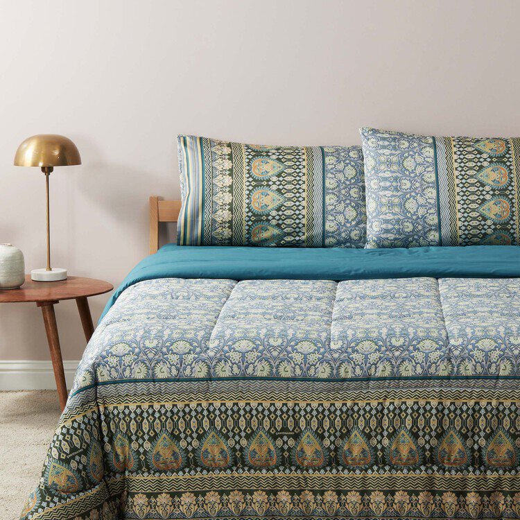 Notepure Set Trapunta Matrimoniale Con Motivo Foglia Verde, Morbida Microfibra, Leggera, Trapunta 90x96 Cm, Per Letto, Divano, Cameretta - 2