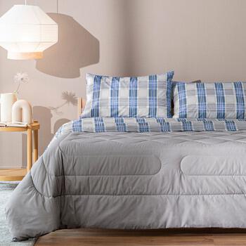 Bassetti Completo Letto Set Lenzuola Maxi 100% Tela di Puro Cotone